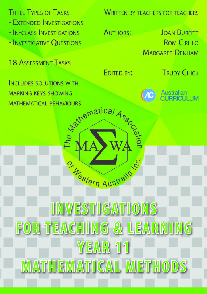 Year 11 Investigation Tasks Mathematics Methods Eastern State Schools Only The Maths Store Year 11 Investigation Tasks Mathematics Methods Eastern State Schools Only The Maths Store